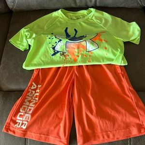 Boys athletic short set